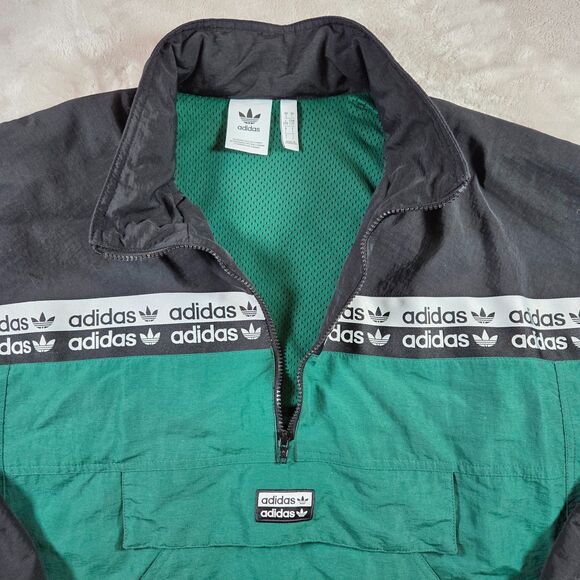 Adidas Originals R.Y.V. BLKD 2.0 Men's L Half-Zip Pullover Track Jacket EK4337 - Picture 3 of 8